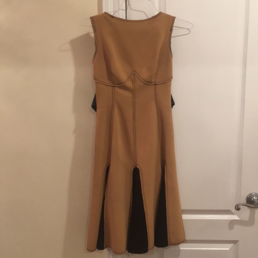 Tracy Reese Contrast Stitch Midi Dress